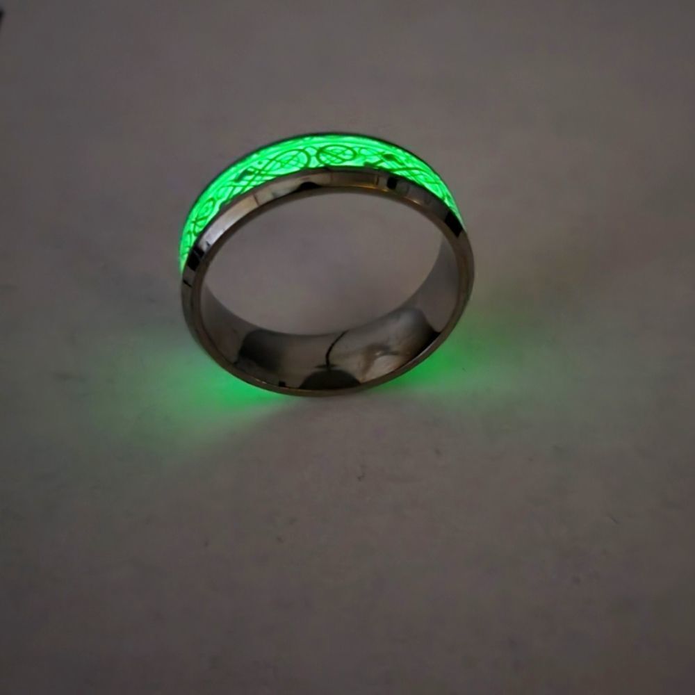 Tribal Glowing Fashion/Wedding Ring 